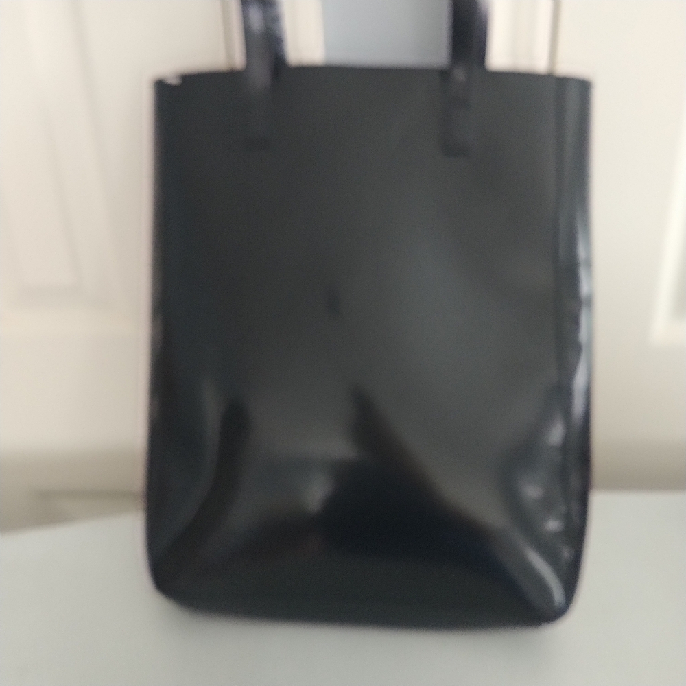 Givenchy Parfums Black Patent Tote Bag - Picture 3 of 11